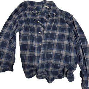 Hobbs Creek Blue checkered flannel